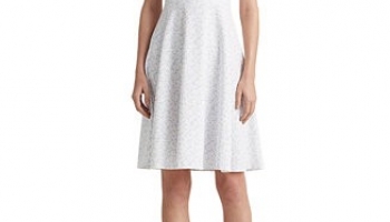 Floral Fit-and-Flare Dress