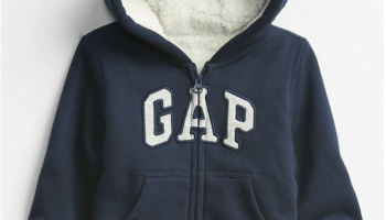 Baby Cozy Gap Logo Sherpa Hoodie
