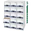 Bankers Box® Stor/Drawer® Steel Plus™ Drawer File, Letter Size, 23 1/4″ x 12 1/2″ x 10 3/8″, 60% Recycled, Black/White