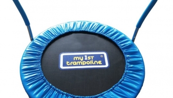 36″ My 1st Trampoline with Handlebar, Blue