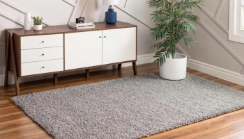 Mariposa Cloud Gray Area Rug