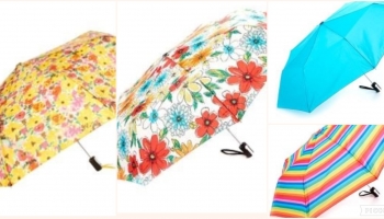 Totes Auto Open Umbrella – Sunny Flower