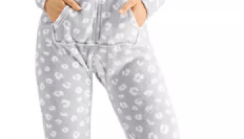 JenniFleece One Piece Unionsuit, Created for Macy’s