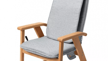 Sharper Image Massaging Lounge Chair Shiatsu with Heat