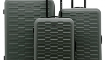 Travelers Club3-Pc. Shannon Spinner Expandable Luggage Set