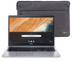 Acer 315 15.6″ Celeron 4GB/32GB Chromebook, 15.6″ HD Display, Intel Celeron N4000, 4GB LPDDR4, 32GB eMMC, Protective Sleeve, Chrome OS – CB315-3H-C2C3
