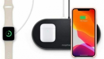 Mophie Dual Wireless Charger, Qi-Certified 7.5W Charging Pad