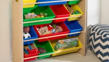 Kids 12 Bin Storage Organizer