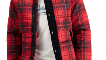Sun + StoneMen’s Earl Colorblocked Plaid Jacket, Created for Macy’s