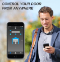 NOVA Smart Universal Garage Door Wi-Fi Kit with Smartphone Control Works with Alexa Google Assistant IFTTT