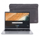 Acer 315 15.6″ Celeron 4GB/32GB Chromebook, 15.6″ HD Display, Intel Celeron N4000, 4GB LPDDR4, 32GB eMMC, Protective Sleeve, Chrome OS – CB315-3H-C2C3