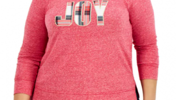 Style & CoPetite Holiday Sweatshirt, Created for Macy’s