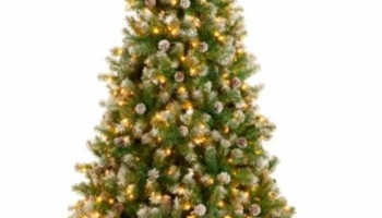 6ft Pre-Lit Pre-Decorated Holiday Christmas Tree