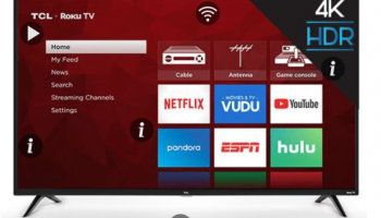 TCL 43″ Class 4K UHD LED Roku Smart TV 4 Series 43S421